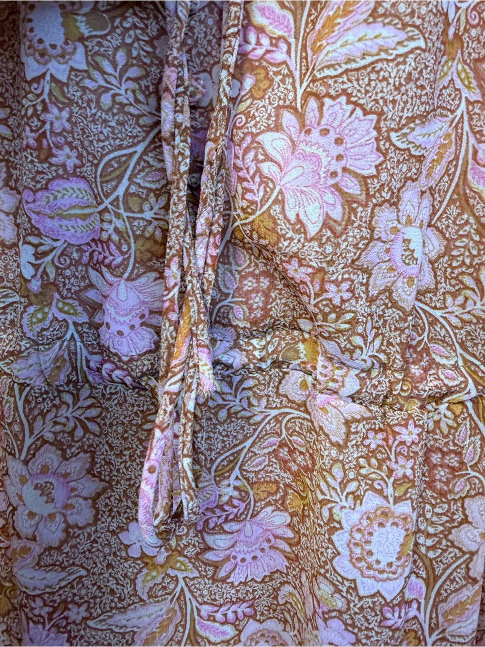 Mango Pink Floral Tiered Maxi Dress SIZE 4 - Picture 6 of 12